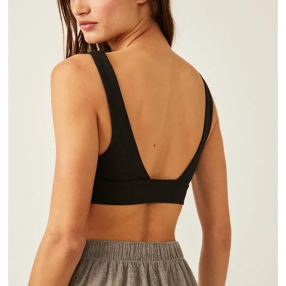 FREE PEOPLE Duo Corset Bralette / Black - Picture 3 of 12